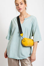 Load image into Gallery viewer, Easel Cotton Jersey Oversized Top in Faded Blue Shirts &amp; Tops Easel   

