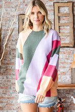 Load image into Gallery viewer, First Love Multi Colored Knitted Sweater Sweaters First Love   
