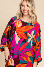 Load image into Gallery viewer, Jodifl Multicolored Printed Boxy Top in Teal Mix Shirts &amp; Tops Jodifl   
