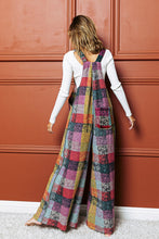 Load image into Gallery viewer, BiBi Vintage Brushed Checkered Overalls in Lavender Multi ON ORDER
