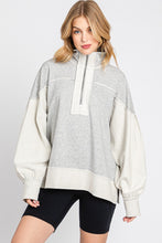 Load image into Gallery viewer, Sewn+Seen Terry Knit Pullover Jacket in Heather Grey Jacket Sewn+Seen   
