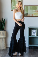 Load image into Gallery viewer, Oli &amp; Hali Jeans with Lace Flare Legs in Black
