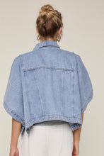 Load image into Gallery viewer, Wishlist Poncho Jacket in Denim
