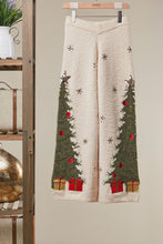 Load image into Gallery viewer, mello. Christmas Tree Sweater Pants in Ivory
