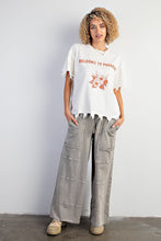 Load image into Gallery viewer, Easel Mineral Washed Terry Knit Pants in Olive Grey Pants Easel   
