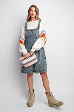 Load image into Gallery viewer, Easel Loose Fit Denim Romper in Vintage Denim Romper Easel   
