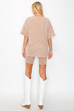 Load image into Gallery viewer, J.Her Basic Mineral Washed Top in Mocha
