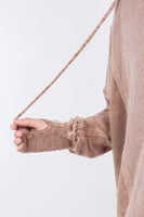 J.Her Pullover Hooded Top in Espresso Shirts & Tops J.Her   