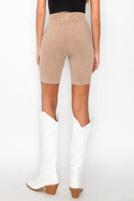 Load image into Gallery viewer, J.Her Mineral Washed Biker Shorts in Mocha
