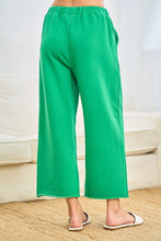 Load image into Gallery viewer, First Love Solid Color Cropped Pants in Kelly Green Pants First Love   
