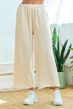 Load image into Gallery viewer, First Love Solid Color Cropped Pants in Ivory Pants First Love   
