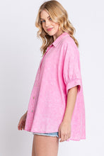 Load image into Gallery viewer, Sewn+Seen Oxford Button Down Top in Pink Shirts &amp; Tops Sewn+Seen   

