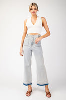 ee:some Mineral Washed Cropped Pants in Denim