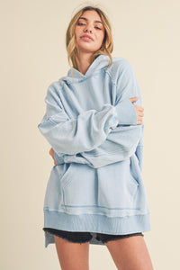 Aemi + Co Deb Hoodie Top in Sky