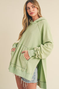 Aemi + Co Deb Hoodie Top in Sage