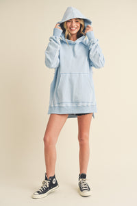 Aemi + Co Deb Hoodie Top in Sky