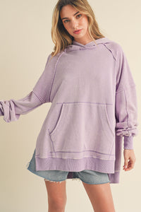 Aemi + Co Deb Hoodie Top in Lilac