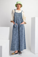 Load image into Gallery viewer, Easel Textured Woven Romper in Denim Romper easel   
