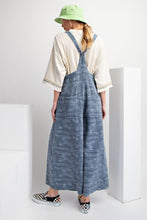 Load image into Gallery viewer, Easel Textured Woven Romper in Denim Romper easel   
