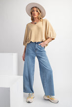 Load image into Gallery viewer, Easel Soft Stretch Denim Pants in Washed Denim Pants Easel   
