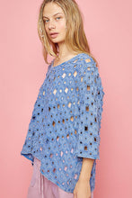 Load image into Gallery viewer, POL Oversized See Through Top in Ultramarine
