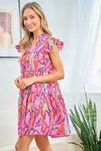 Load image into Gallery viewer, First Love Multicolored Abstract Print Babydoll Dress Dresses First Love   
