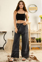 Load image into Gallery viewer, BlueVelvet Cotton Terry Knit Pants in Charcoal Pants BlueVelvet   
