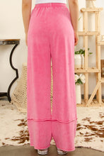 Load image into Gallery viewer, BlueVelvet Cotton Terry Knit Pants in Hot Pink Pants BlueVelvet   
