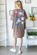 Load image into Gallery viewer, Oli &amp; Hali Oversized Star Applique Top in Charcoal Shirts &amp; Tops Oli &amp; Hali   
