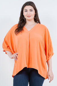 Spin USA Solid Color Airflow Top in Orange UB