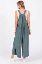 Load image into Gallery viewer, Sewn+Seen Mineral Washed Overall Jumpsuit in Sage Green Jumpsuit Sewn+Seen   
