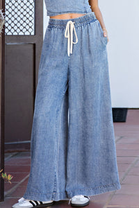 ee:some Mineral Washed Straight Leg Pants in Denim