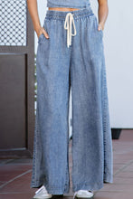 Load image into Gallery viewer, ee:some Mineral Washed Straight Leg Pants in Denim
