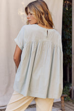 Load image into Gallery viewer, In February OVERSIZED Tunic Top in Sage

