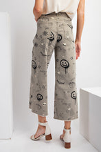 Load image into Gallery viewer, Easel Mixed Fun Print Denim Twill Pants in Faded Olive ON ORDER Pants Easel   

