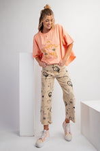 Load image into Gallery viewer, Easel Mixed Fun Print Denim Twill Pants in Khaki ON ORDER Pants Easel   
