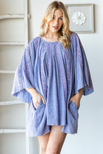 Load image into Gallery viewer, Oli &amp; Hali Lace Tunic Top in Periwinkle Shirts &amp; Tops Oli &amp; Hali   
