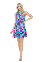 Load image into Gallery viewer, Aryeh &quot;Laison&quot; Sleeveless Tiered Dress in Navy
