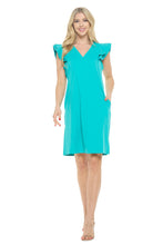 Load image into Gallery viewer, Aryeh &quot;Shania&quot; Dress in Teal Dresses Aryeh   
