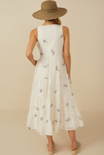 Load image into Gallery viewer, Hayden Ditzy Floral Print Tiered Dress in Lavender
