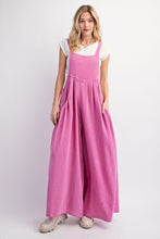 Load image into Gallery viewer, Easel Cotton Gauze Palazzo Jumpsuit in Carnation Pink Jumpsuit Easel   
