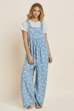 Load image into Gallery viewer, Oddi Star Printed Jumpsuit in Light Denim
