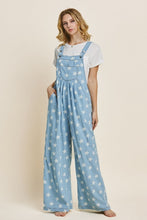 Load image into Gallery viewer, Oddi Star Printed Jumpsuit in Light Denim
