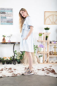 BlueVelvet Denim Dress in Light Denim Dress BlueVelvet   