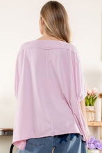 Load image into Gallery viewer, BlueVelvet Oversized Star Print Front Top in Pink Shirts &amp; Tops BlueVelvet   
