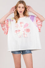 Load image into Gallery viewer, Sage+Fig Daisy Applique Patch Top in Pink
