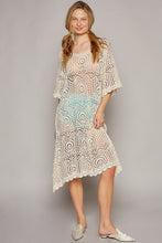 Load image into Gallery viewer, POL Crochet Dress in Natural ON ORDER Dresses POL Clothing   
