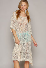 Load image into Gallery viewer, POL Crochet Dress in Natural ON ORDER Dresses POL Clothing   
