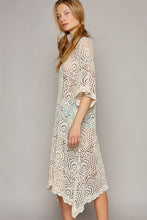 Load image into Gallery viewer, POL Crochet Dress in Natural ON ORDER Dresses POL Clothing   
