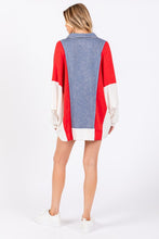 Load image into Gallery viewer, Sewn+Seen Americana Color Block Top in Red/Blue/White Shirts &amp; Tops Sewn+Seen   
